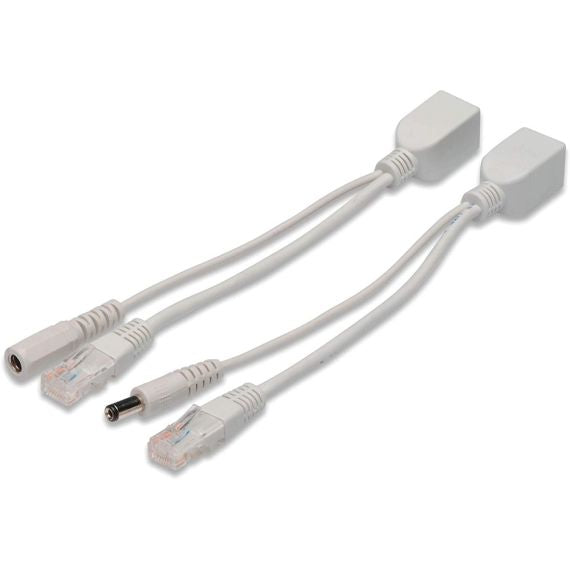 Cavi adattatori POE Fast Ethernet cavo iniettore/cavo splitter spina/presa DC 5,5mm Cavi adattatori POE Fast Ethernet cavo iniettore/cavo splitter spina/presa DC 5,5mm